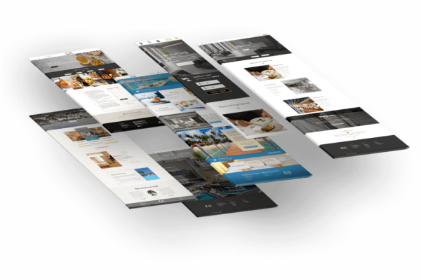 Screens Design Page Angled