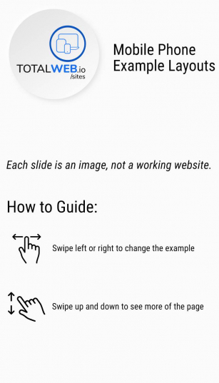 Mobile Design Layout Instructions Slide